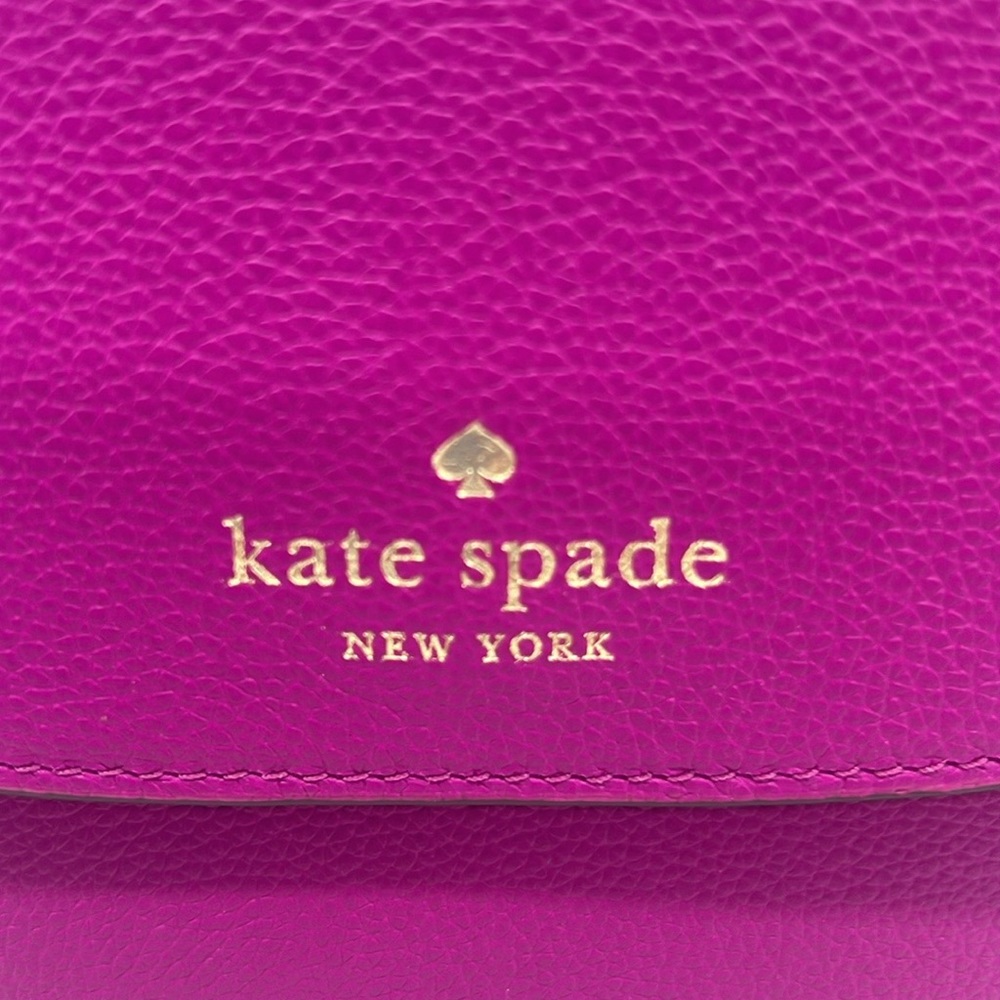 Kate Spade Elsie Pebbled Leather Crossbody Baja Rose - Picture 3 of 14